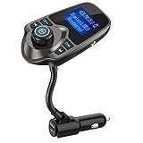 Nulaxy Bluetooth Car FM Transmitter Audio Adapter