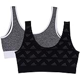 adidas Womens Seamless Bralette with Removable Cups, 2-Pack