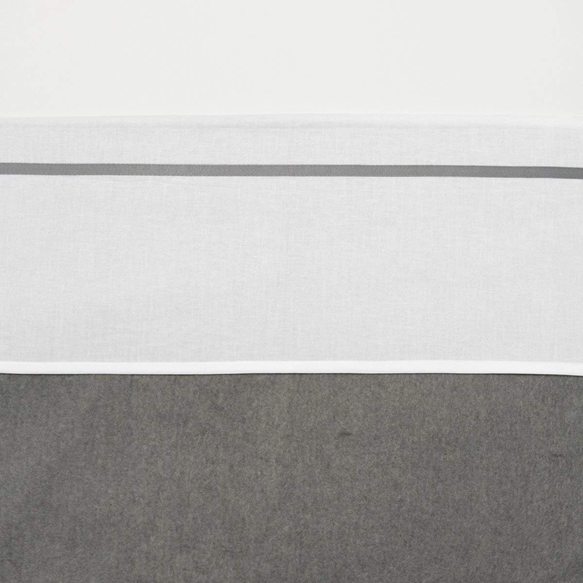 Meyco Pack Large Sheet with Decorative Border – 100 x 150 cm Grey/White