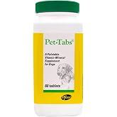 Pet Tabs Original Formula Vitamin Supplement, 60 Count