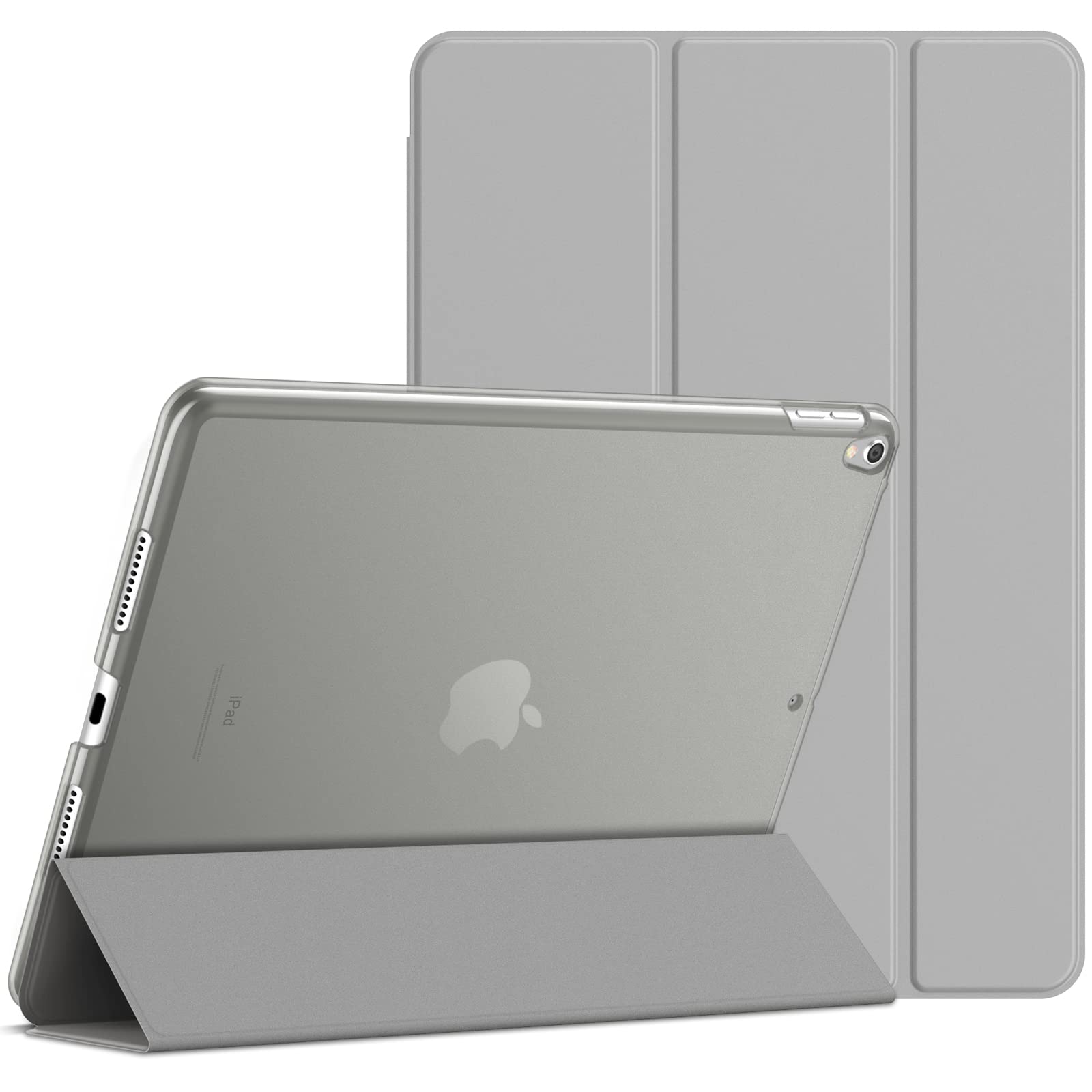 Photo 1 of JETech Case for iPad Pro 10.5-Inch and iPad Air 3 (10.5-Inch 2019, 3rd Generation), Smart Cover Auto Wake/Sleep Cover (Grey)