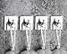4 Pack 3M Self Adhesive Hooks ,Stainless Steel Robe/Towel hooks for Bath Kitchen Garage-Water Proof Heavy Duty