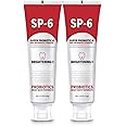 Sp-6 Probiotics Whitening Toothpaste,Sp-6 Ultra Whitening Toothpaste,Fresh Breath Fresh Mint Flavor (4.9 oz) (2)