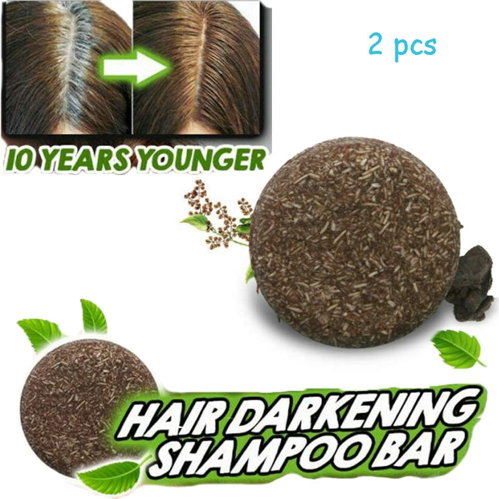 Hair Darkening Shampoo Bar,Natural Darkening Shampoo and Conditioner