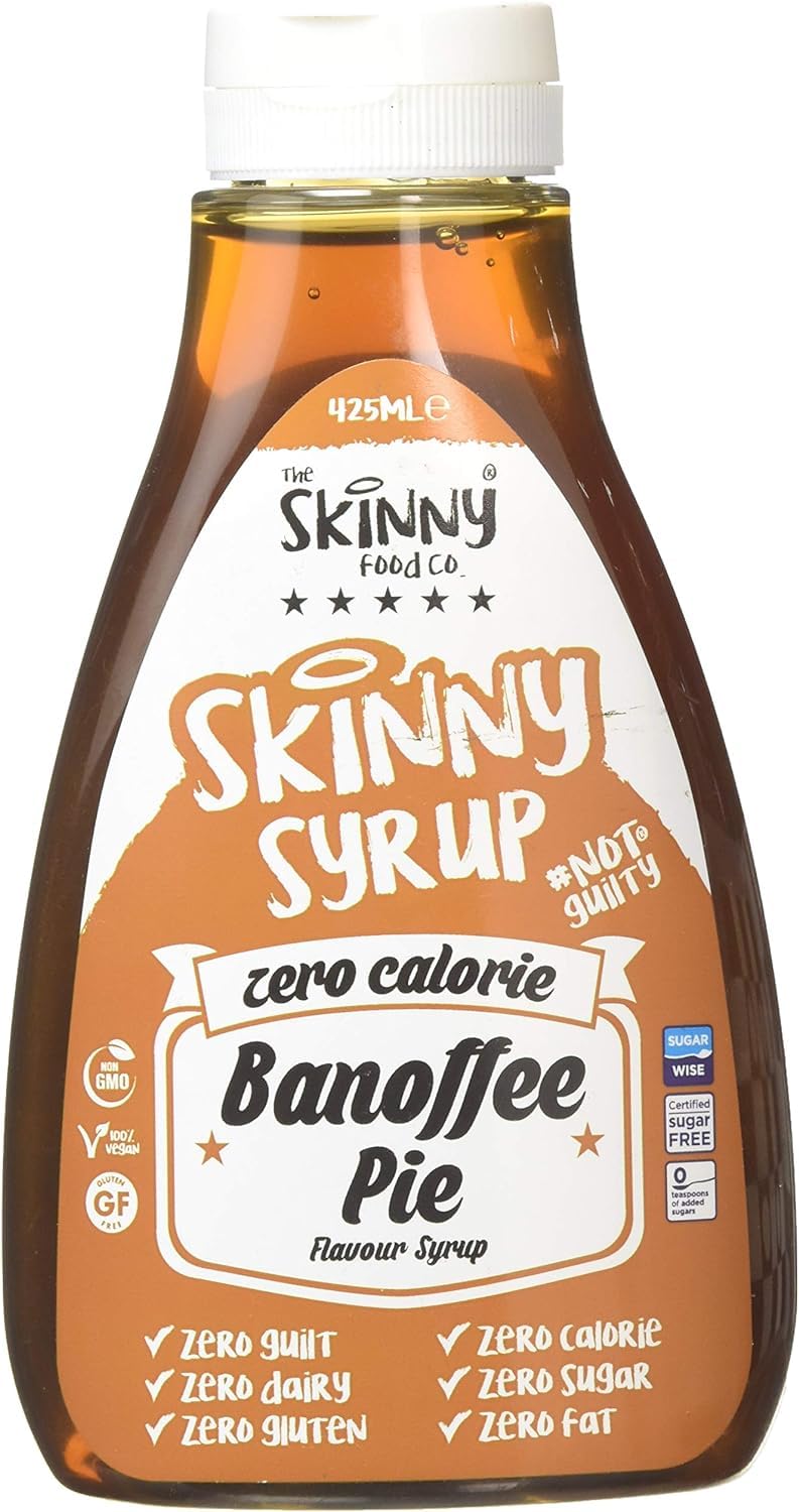 The Skinny Food Zero Calorie Banoffee Pie Syrup, Colored, 500 g