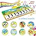 Musical Piano Mat, Keyboard Play Mat Portable Musical Blanket With 8 Animal Sounds Dance Mat Educational Toy Gift for Kids Toddler Girls Boys