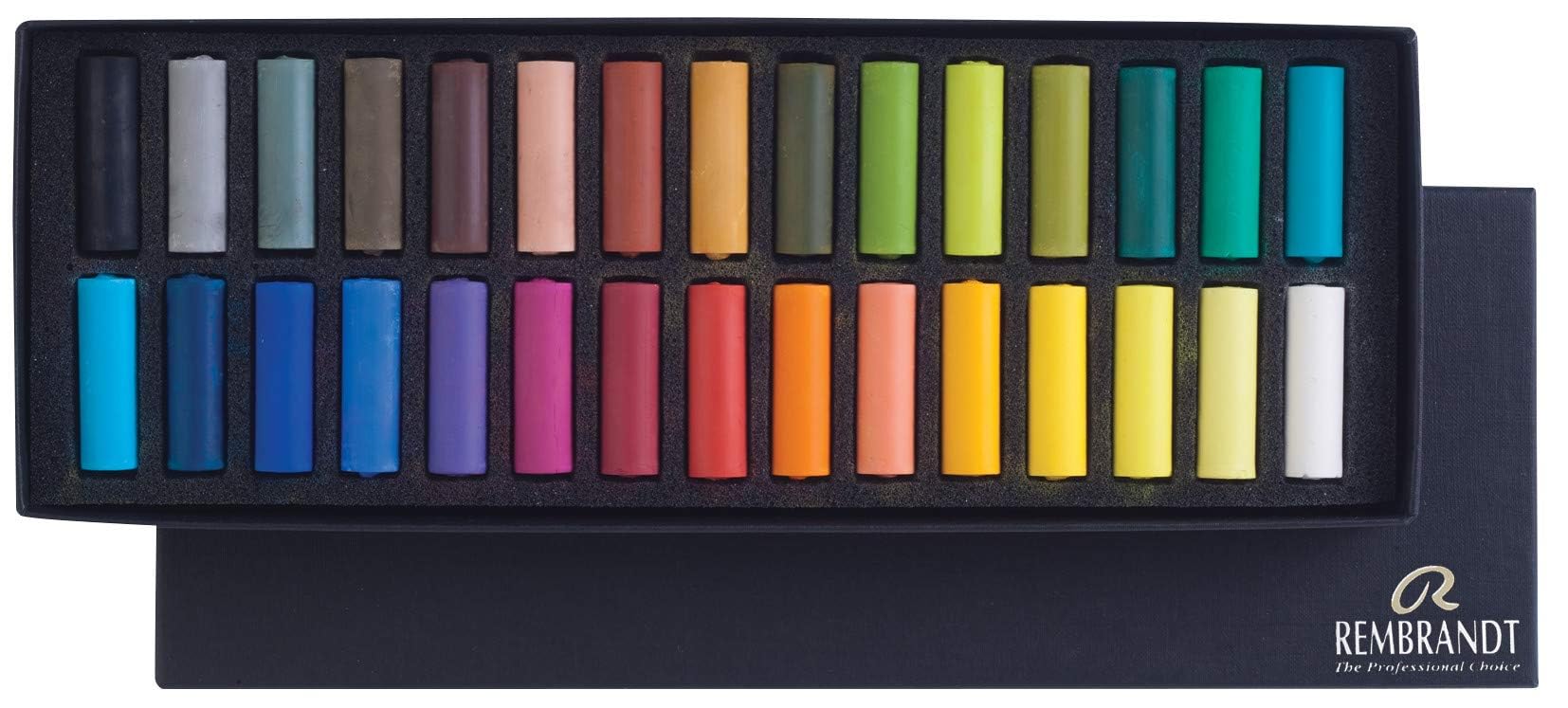 Rembrandt Professional Soft Pastel Set General Colour Selection | 30 Half Pastels