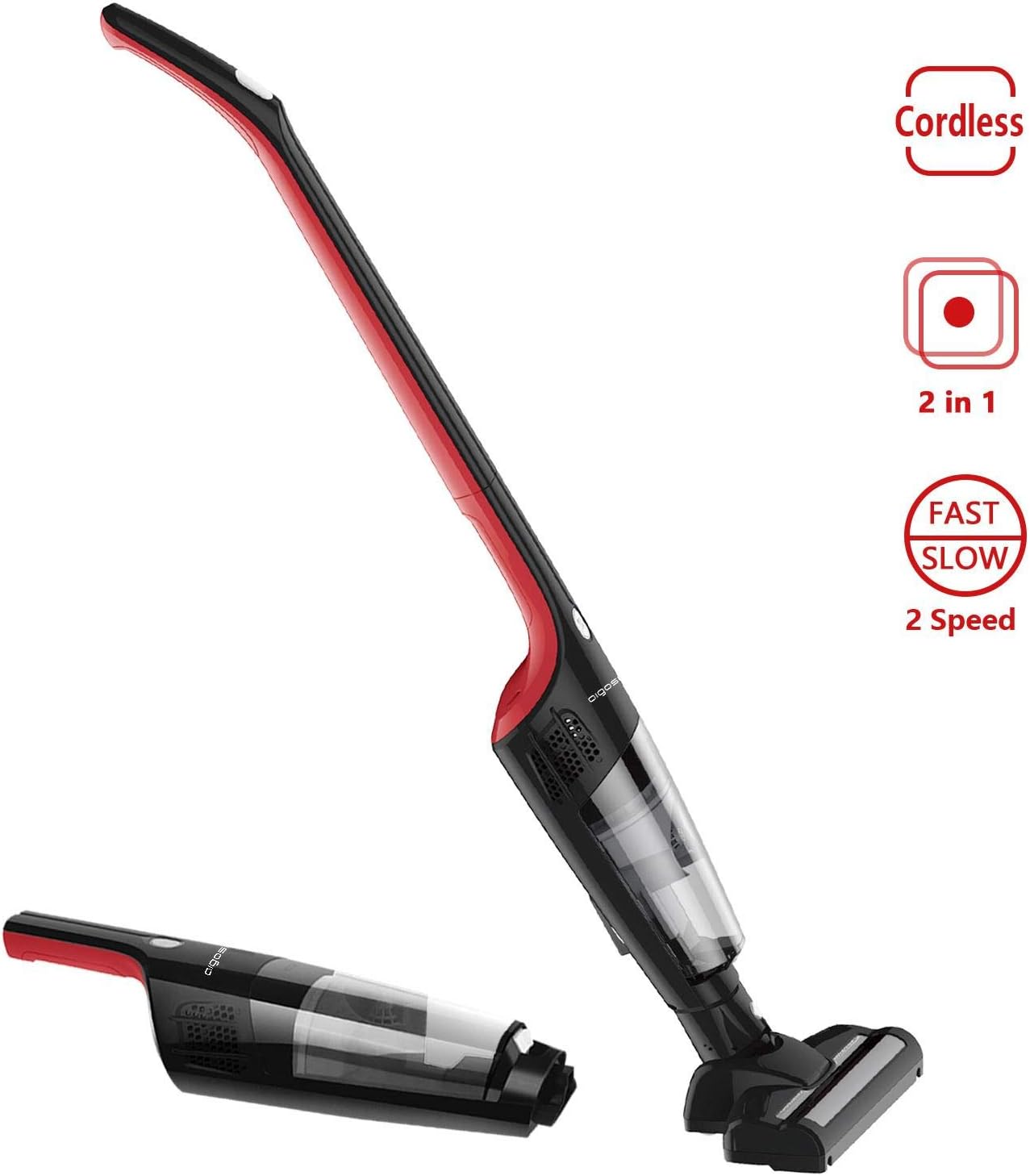 Aigostar Wand 33LNO Cordless 2 in 1 Stick Handheld Vacuum Cleaner