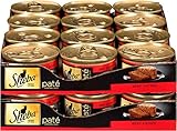 SHEBA Pate in Natural Juices Beef Entrée Canned Cat Food 3 Ounces (Pack of 24)