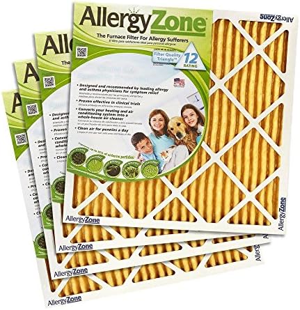 AllergyZone 16 in. x 25 in. x 1 in. FPR 10 Air Filter for Allergy Sufferers (4-Pack)