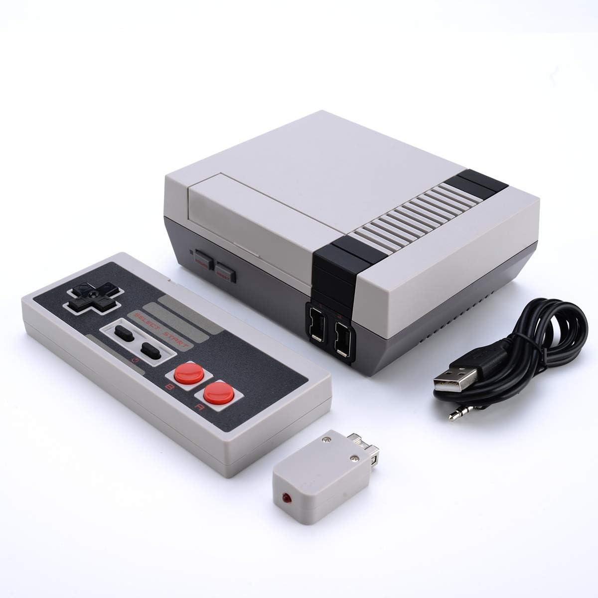 2-Pack NES Controller Wireless.Wireless Game Controller for NES Classic Edition.No-Wired Gamepad Joypad with Receiver Adapter for NES Classic Gaming System Console: Computers & Accessories