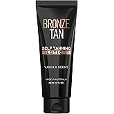 Bronze Tan Self Tanning Lotion - Luxurious Vanilla Self Tanner for Face & Body - No Color Guide Sunless Tanner for a Natural Glow - Hydrating Formula, Streak-Free Sunless Tan (200ml/6.76 fl oz)