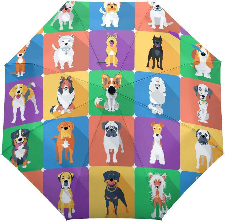 Windproof Travel Umbrella for Kids Pet Dog Collection