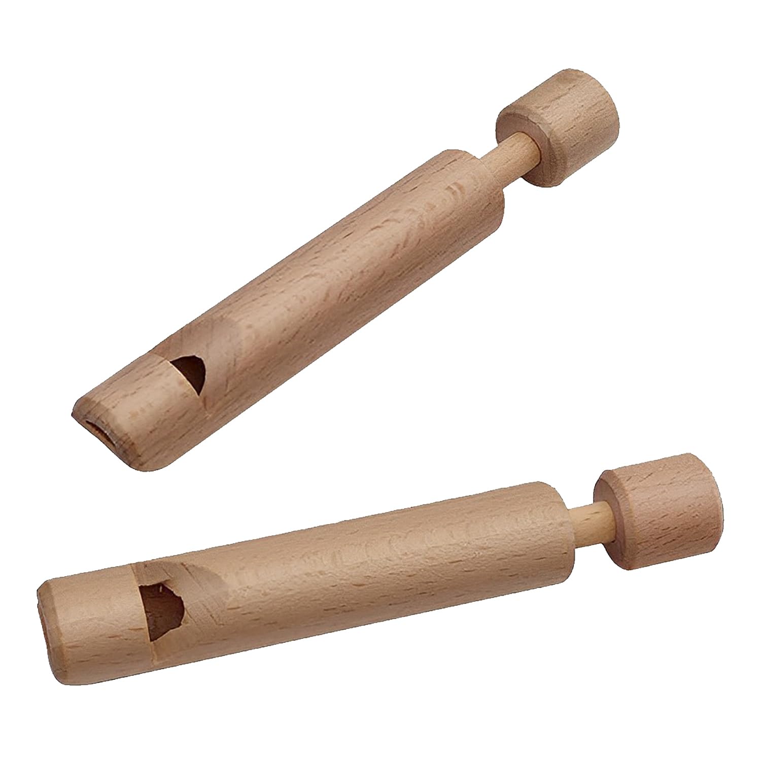 Bohue 2Pcs Wooden Sliding Clangers Slide Whistles Creative Kids Whistle Smooth Surface Portable Party Supplies Party Toys for Kids