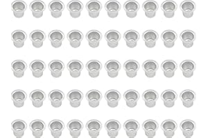 Candle Accessories with Aluminum Construction Perfect Fit for Tapered Candles, Offered in Packs of Either Size 30/50 (50pcs)