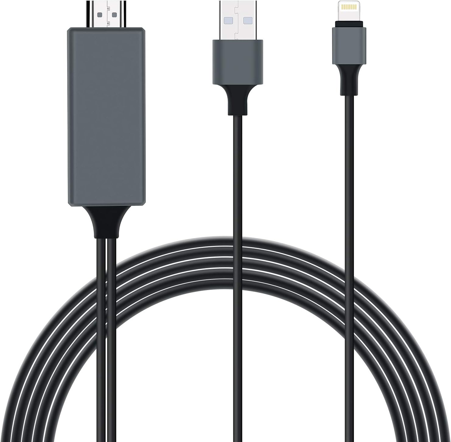 Lightning to HDMI Cable Lightning Digital AV Adapter 1080P