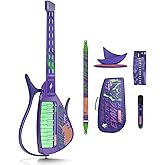 Enya CYBER-G Smart Guitar with Official Evangelion Collaboration | Stringless Guitar with APP Learning,Built-in Effects &amp; Bluetooth,24 Tones,Portable Guitars for All Skill Levels,Gift Box Set