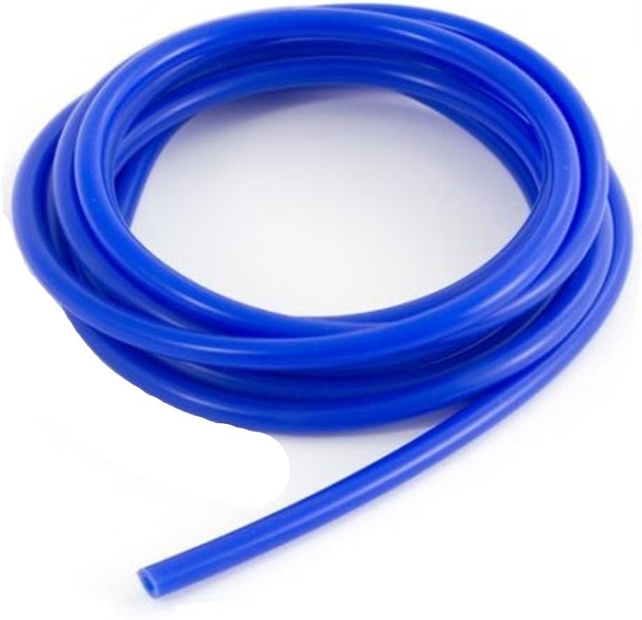 Tucool Racing VT-011 0.71 inch 18mm Silicone Fuel Air Vacuum Hose Line Pipe Tube Silicone Vacuum Tubing Blue 1 Meter