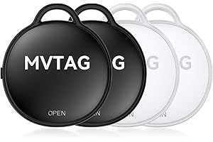 GLOBELEC Air Tags Tracker-4Pack,Bluetooth Tracker Works with Apple Find My (iOS Only) App,Smart Tag Luggage Finder,IP67 Waterproof Smart Tag,Keys Finder and Item Locator for Luggage,Bags