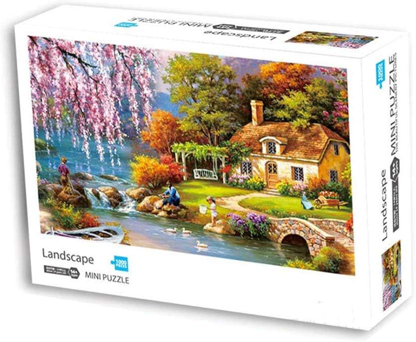 ANOVEL Puzzles for Adults Mini Jigsaw Puzzles 1000 Pieces Landscape Puzzles
