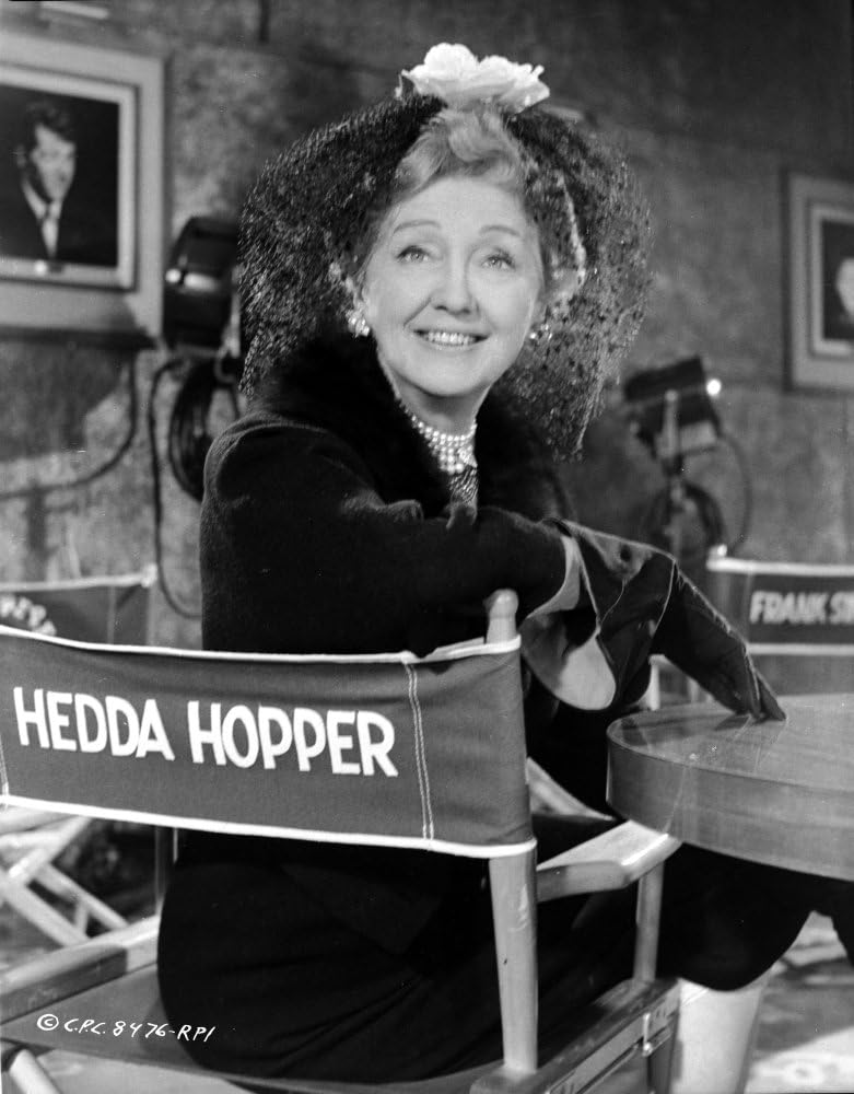 Hedda Hopper on set Photo Print (8 x 10) Home & Kitchen