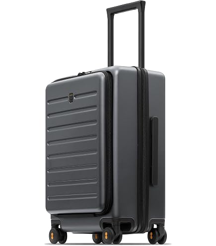 Amazon.com | LEVEL8 Carry On Luggage Airline Approved Zipperless