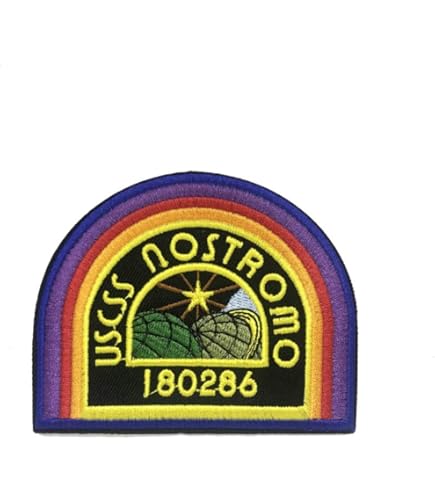 Patchs Brodés Alien Nostromo / Weyland - Écussons à Coudre Ou à Repasser, Collection Films