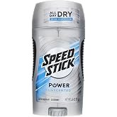 Speed Stick Power Anti-Perspirant Deodorant Unscented 3 oz (Pack of 8)