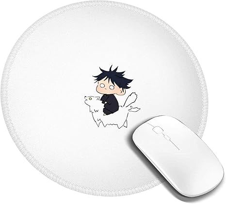 Amazon Co Jp 呪術廻戦 マウスパッド レザー 丸型 ゴム製裏面 ゲーミングマウスパッド かわいい Pc パソコン デスクマット 滑り止め xcm ホビー