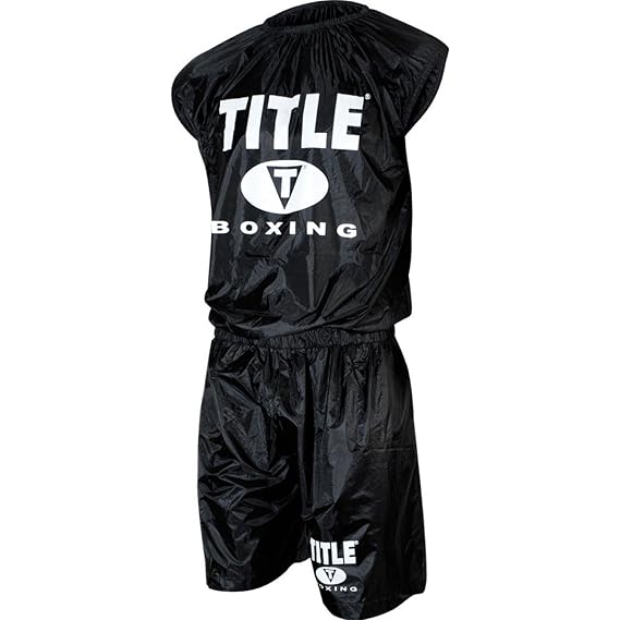 Title Boxing Pro Set Nylon Sweat Suit, Regular Amazon.co.uk Clothing