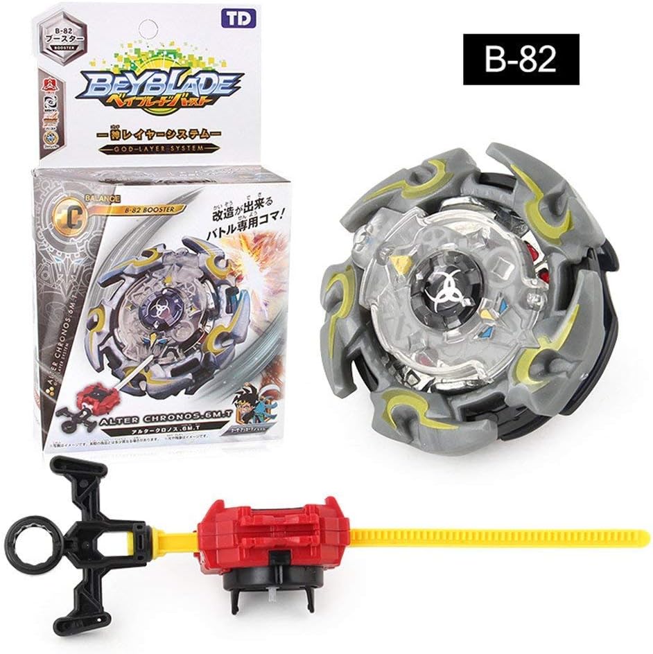 Yezelend Bey Battle Burst Gold Evolution Battling Top Set With Launcher Stater Grip and Stadium Battle Set (B82)
