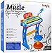 Kiddie Play Electronic 37-Key Toy Piano Keyboard for Kids with Real Working Microphone, Colorful Lights and Stool