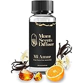 Mi Amor Sweet Essential Oil Refill Luxury Hotel Inspired, Long Lasting Aroma for Home & Office Diffuser, 120ml Fresh Blend of Orange, Passion Fruit, Vanilla, Musk - Scent for Spa Wellness Aromatherapy