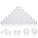 3 Gram Sample Containers With Lids, 50 Count Clear