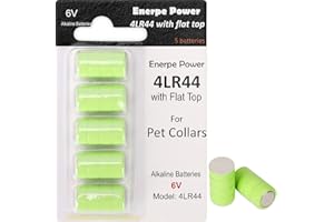 Enerpe 6V Replacement Batteries for Pet Stop, Perimeter, Dog Guard and Extreme Dog Collars 5-Pack & 10-Pack Options