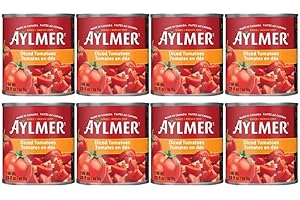 Aylmer Diced Tomatoes, 796 ml, Pack of 8