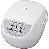 Tiger Corporation JBV-A18U 10-Cup Micom Rice Cooker and Warmer with Tacook Plate, White