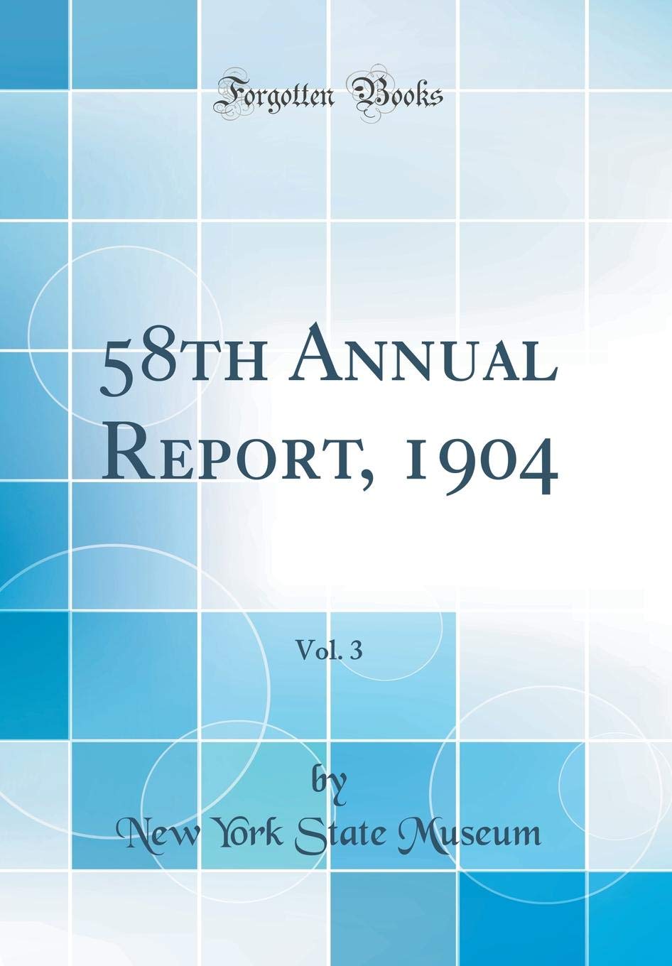 58th Annual Report 1904 Vol 3 Classic Reprint New York - 