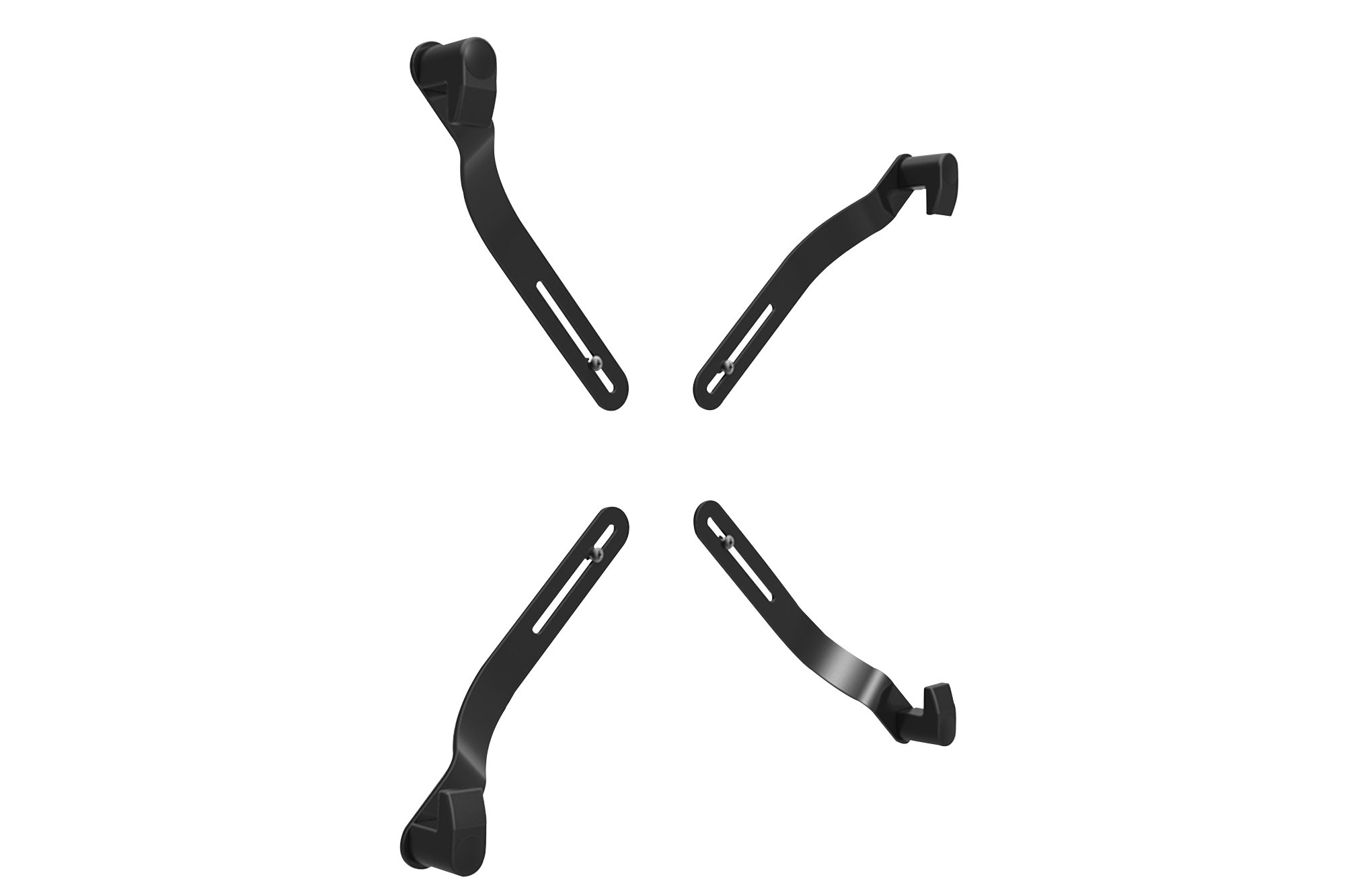 DIGITUS VESA adapter 75x75, 100x100 - For monitors without VESA mount - Up to 8 kg - Up to 30 inch - Black