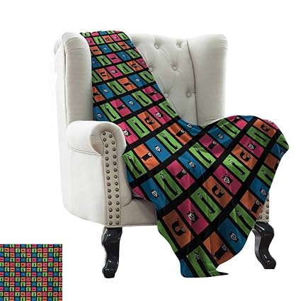 Amazon Com Lswow Pet Blanket Cat Black Feline Pattern With