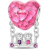 KUNSIR Charms Beads fits Pandora Charm bracelets for Woman 925 Sterling Silver Dangle Pendant Bead Jewelry Beads Gifts Happy Birthday Charms for Women Bracelet&Necklace