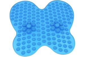 AS SEEN ON TV NEW :Futzuki Reflexology Mat Foot massager acupressure pain & Relieve stress treatment (Blue)