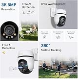 Tapo C530WS Pan Tilt Outdoor Security Camera 3K 5MP WiFi 360° Night Vision view 3