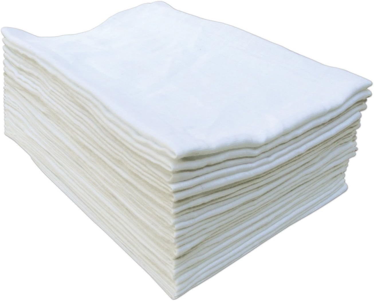 Sasma Home, Large Muslin Squares for Children 100% Natural Soft and Natural Cotton, 70 x 70 cm, Soft Muslin Cloths