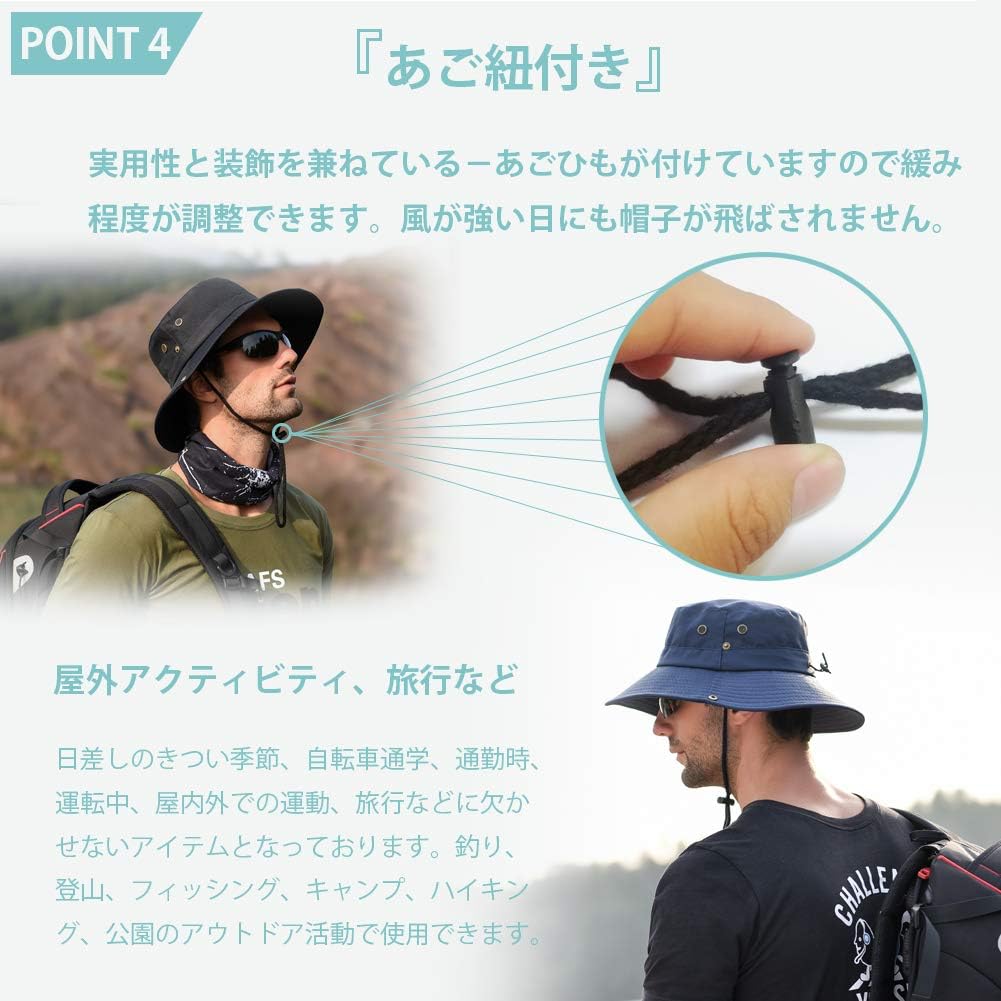 Amazon Co Jp サファリハット 上質な素材で作られ Upf50 Uvカット率99 日焼け防止 ハット メンズ つば広 折りたたみ コンパクト ひも付き 大きいサイズ アウトドア 釣り 散歩 登山 海 旅行 レディース 男女兼用 3 グリーン スポーツ アウトドア