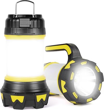 flintronic Rechargeable Camping Lantern 1000 Lumen 6 Modes 3600mAh Power Bank