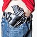 Relentless Tactical The Ultimate 3 Slot OWB Leather Gun Belt Holster - Fits S&W Shield/Glock/Springfield XD Black Left Handed