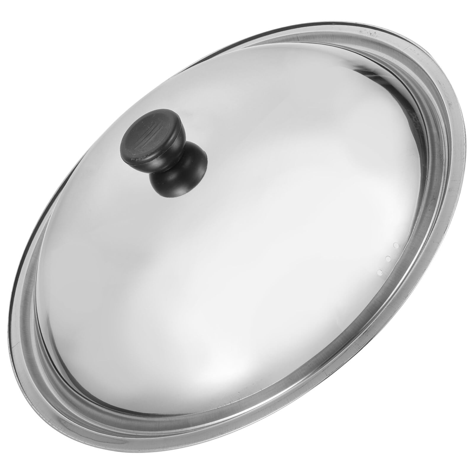 Lids Universal Pan Lid Stainless Steel Pot Cover Protector Anti-Scald Cookware Lid for Skillets Frying Pan 34cm Replacement Round Universal Pot Cover/Lid Replacement Round Wok Lid 34cm