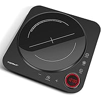 Aigostar Portable Induction Cooktop, Induction Burner with 8 Level Temperature ​Setting, LED Display, Sensor Touch…