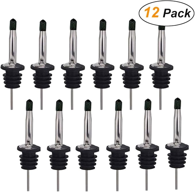 4 Pcs Bec Verseur De Bouteille D'huile Buse Cht Type Poussée Vin